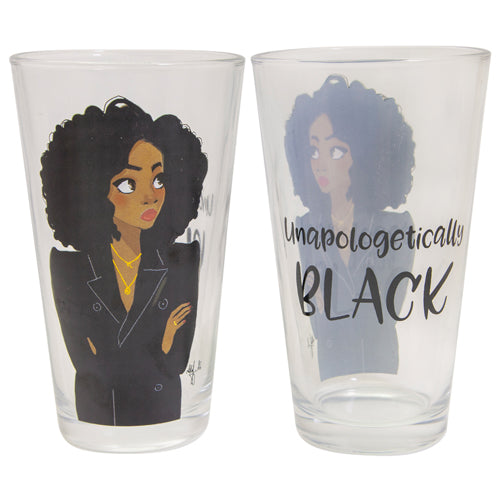 Sister Friends Glass Drinking Cups (Set of 4) – My Black Christmas